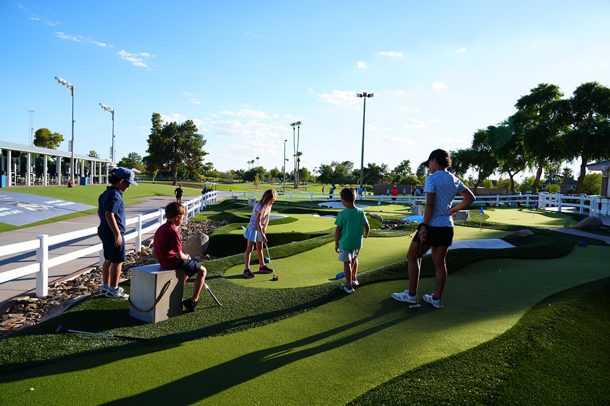 The Stable putting course at Dobson Ranch