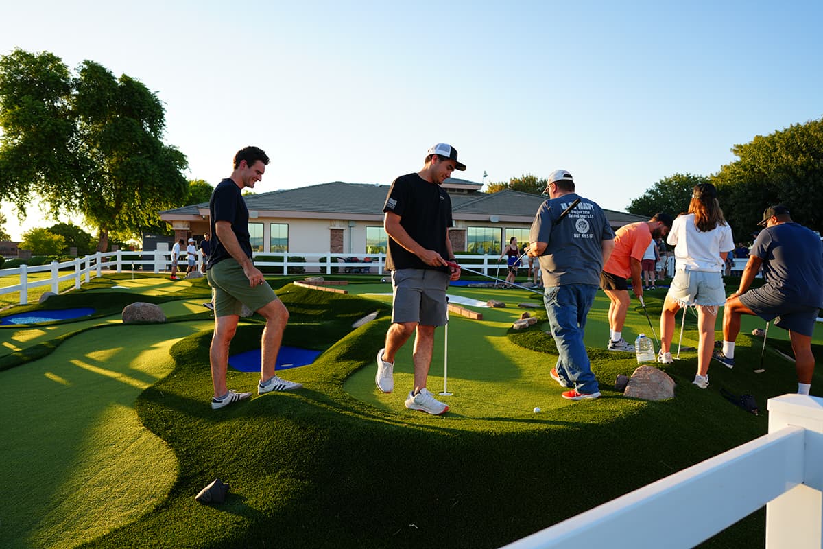 The Stable putting course at Dobson Ranch