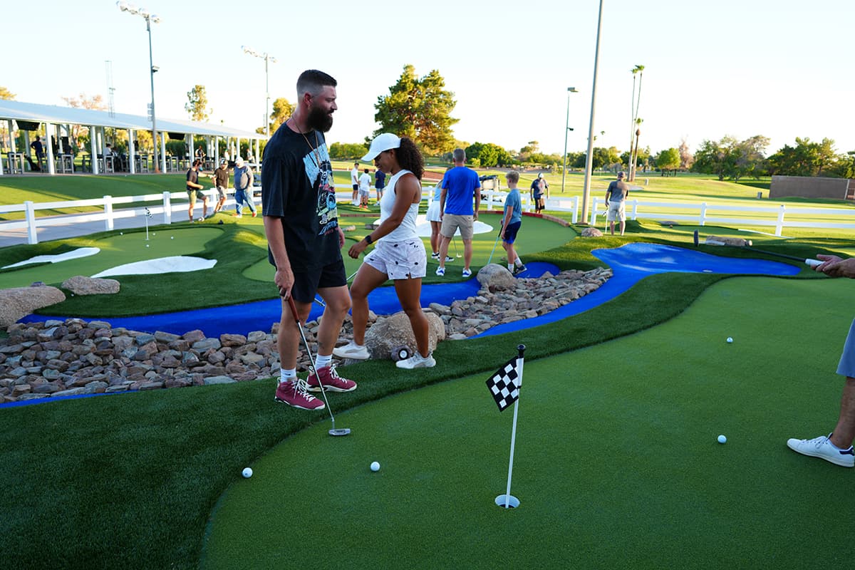 The Stable putting course at Dobson Ranch